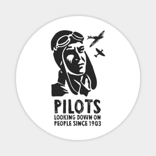 Airplane Pilot Shirts - Looking Down since 1903 Magnet